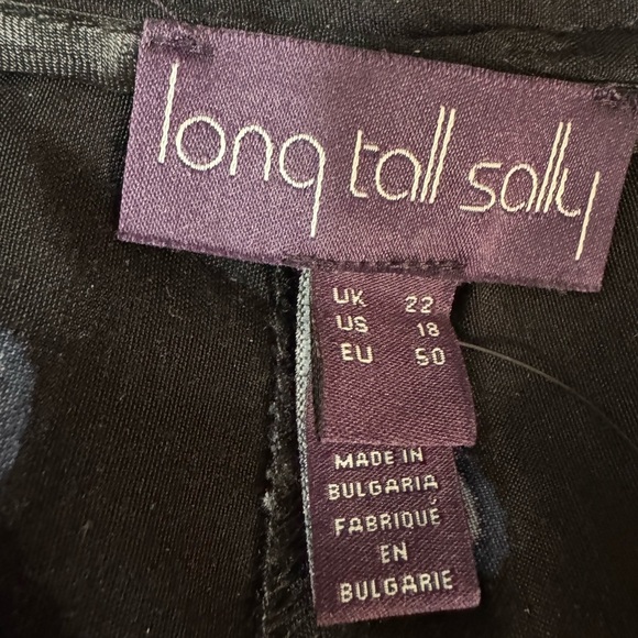 Long Tall Sally Wide Leg Floral Lightweight Pants Size 18 NWT Brand New - Picture 7 of 10